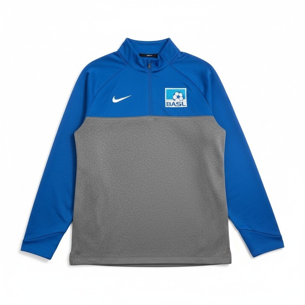 Nike Golf BASL Quarter Zip Pullover, Woman's Medium, Blue Mock Neck Sweatshirt